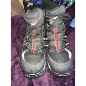 Red Wings 6671 Flex Force Waterproof Safety Toe Steel Black Boots 9D Vibram